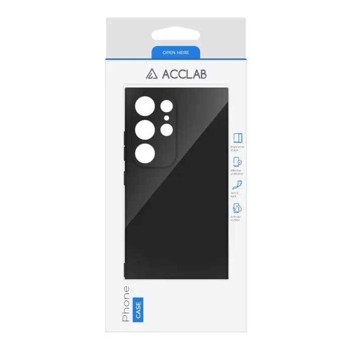 Чохол до мобільного телефона ACCLAB SoftShell Samsung Galaxy S24 Ultra Black (1283126590399) зображення 2