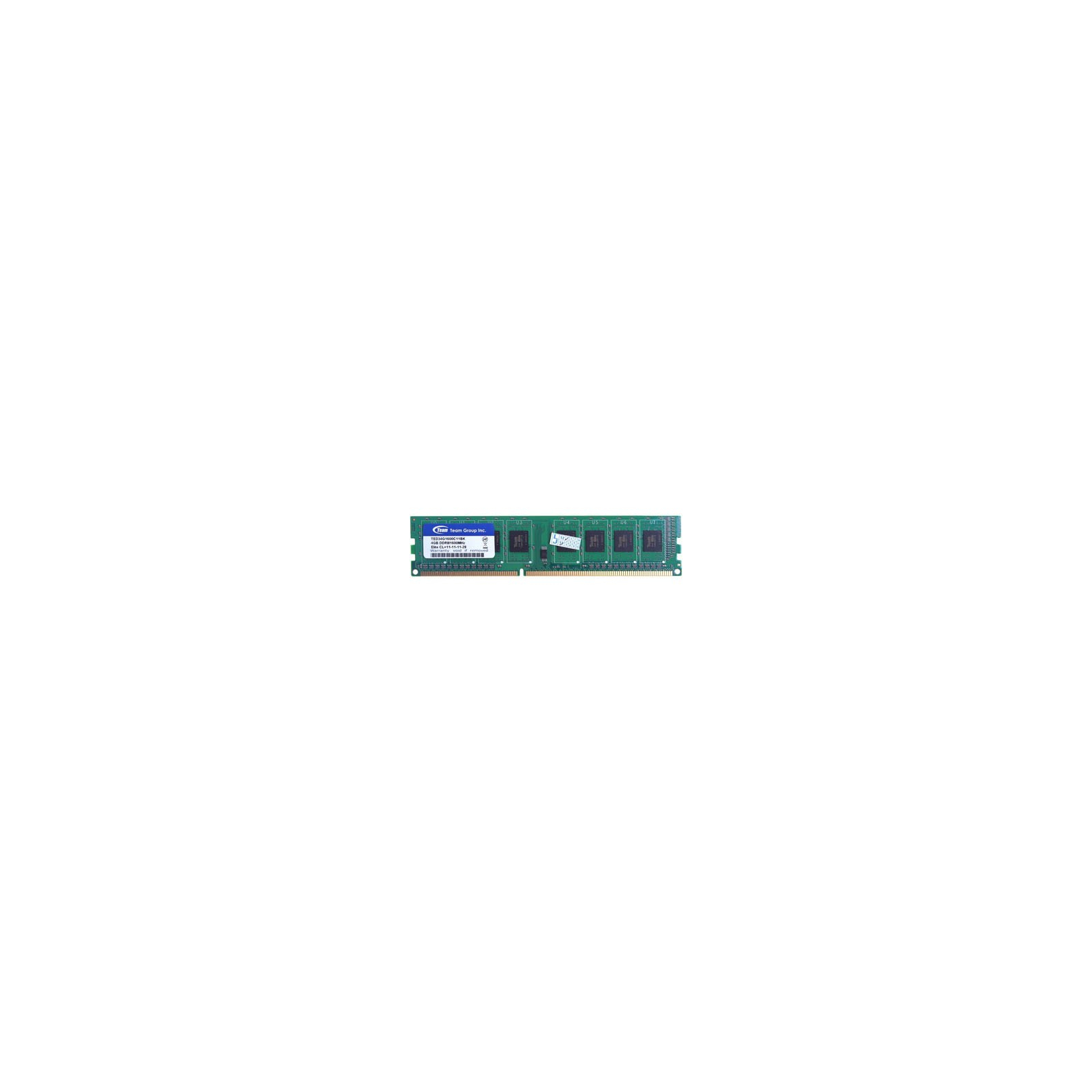 Модуль пам'яті для комп'ютера DDR3 4GB 1600 MHz Team (TED34GM1600C11BK / TED34G1600C11BK)