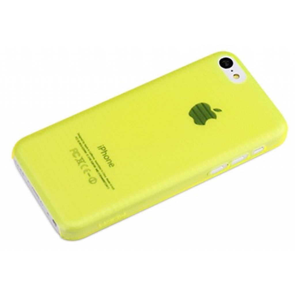 Чохол до мобільного телефона Rock iPhone 5C Texture series ultra thin protective shell yellow (iPhone 5C-56439)