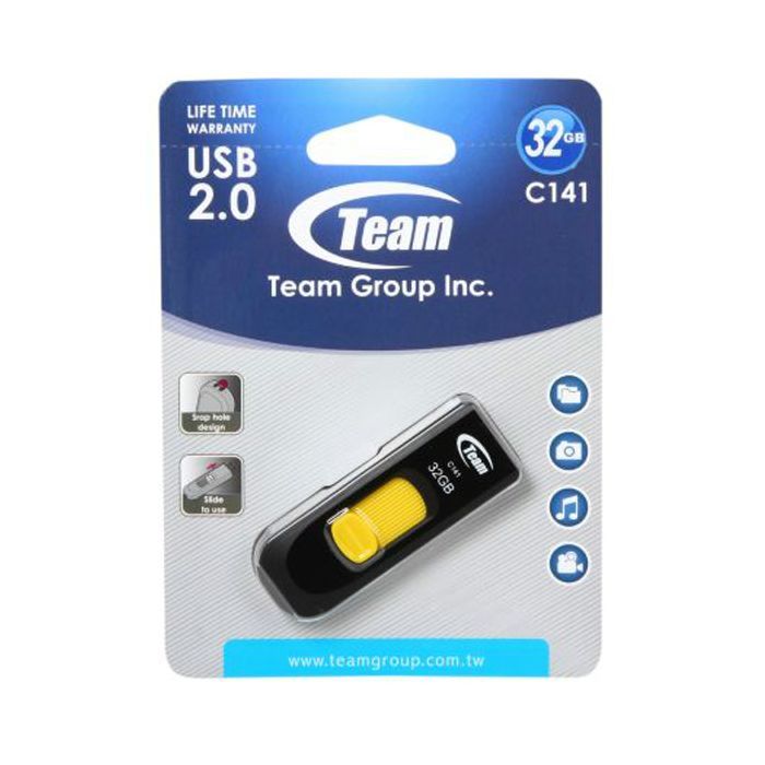 USB флеш накопитель Team 8GB C141 Red USB 2.0 (TC1418GR01) изображение 5