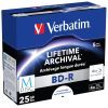 Диск BD Verbatim 25Gb 4x Jewel Case 5шт M-Disc Archival Media (43823) изображение 2
