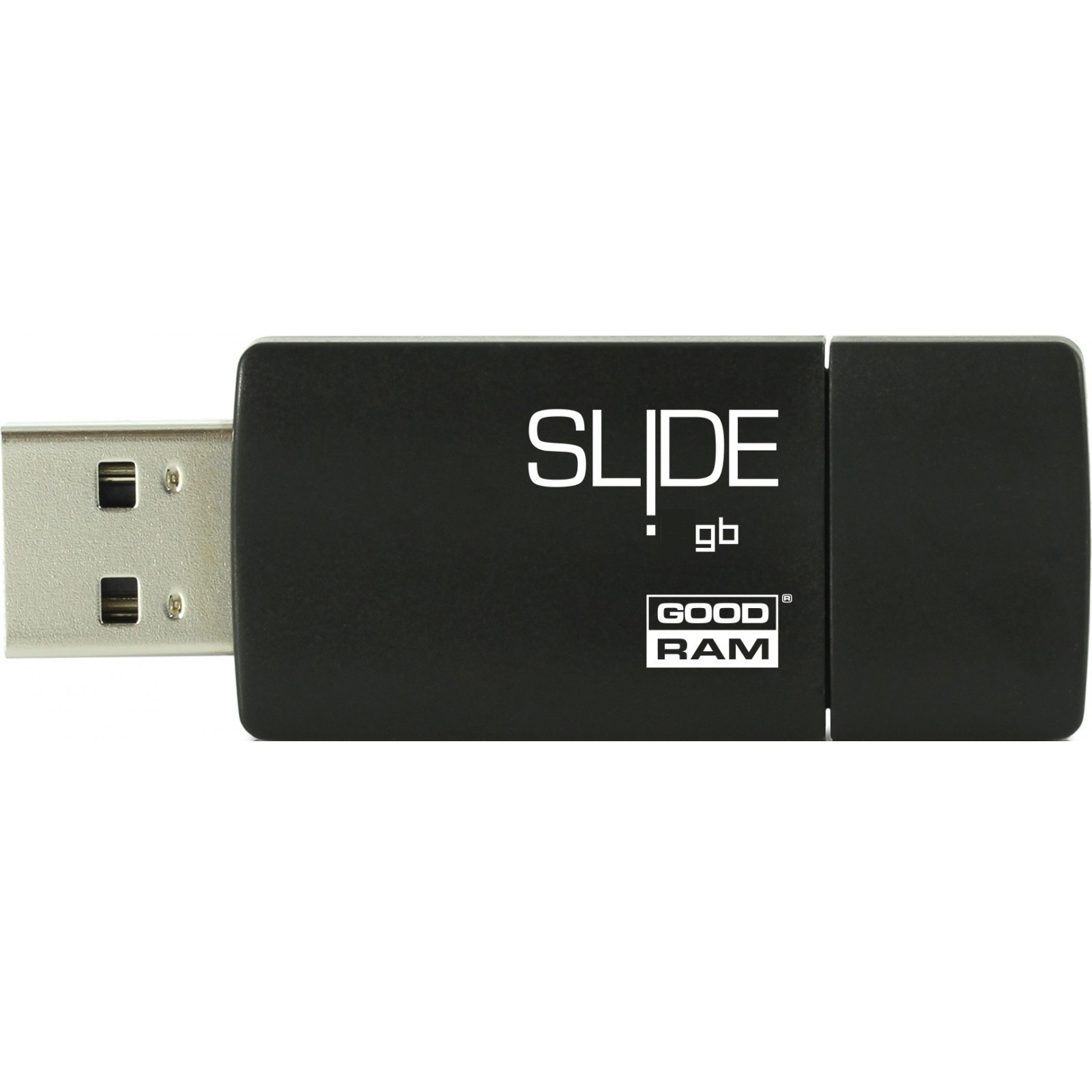 USB флеш накопичувач Goodram 16GB SLIDE Blue USB 2.0 (PD16GH2GRSLBR10) зображення 2