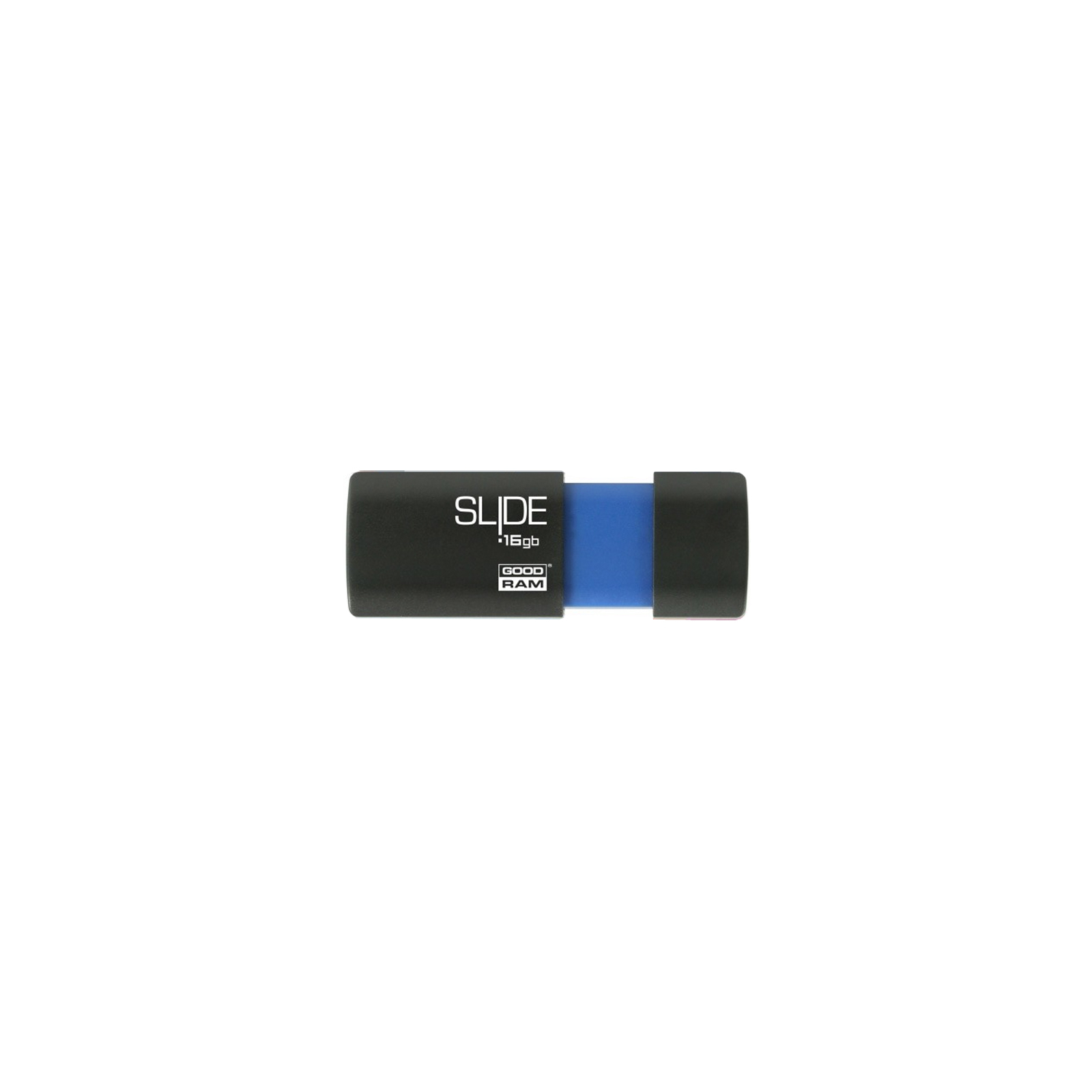 USB флеш накопичувач Goodram 16GB SLIDE Blue USB 2.0 (PD16GH2GRSLBR10)