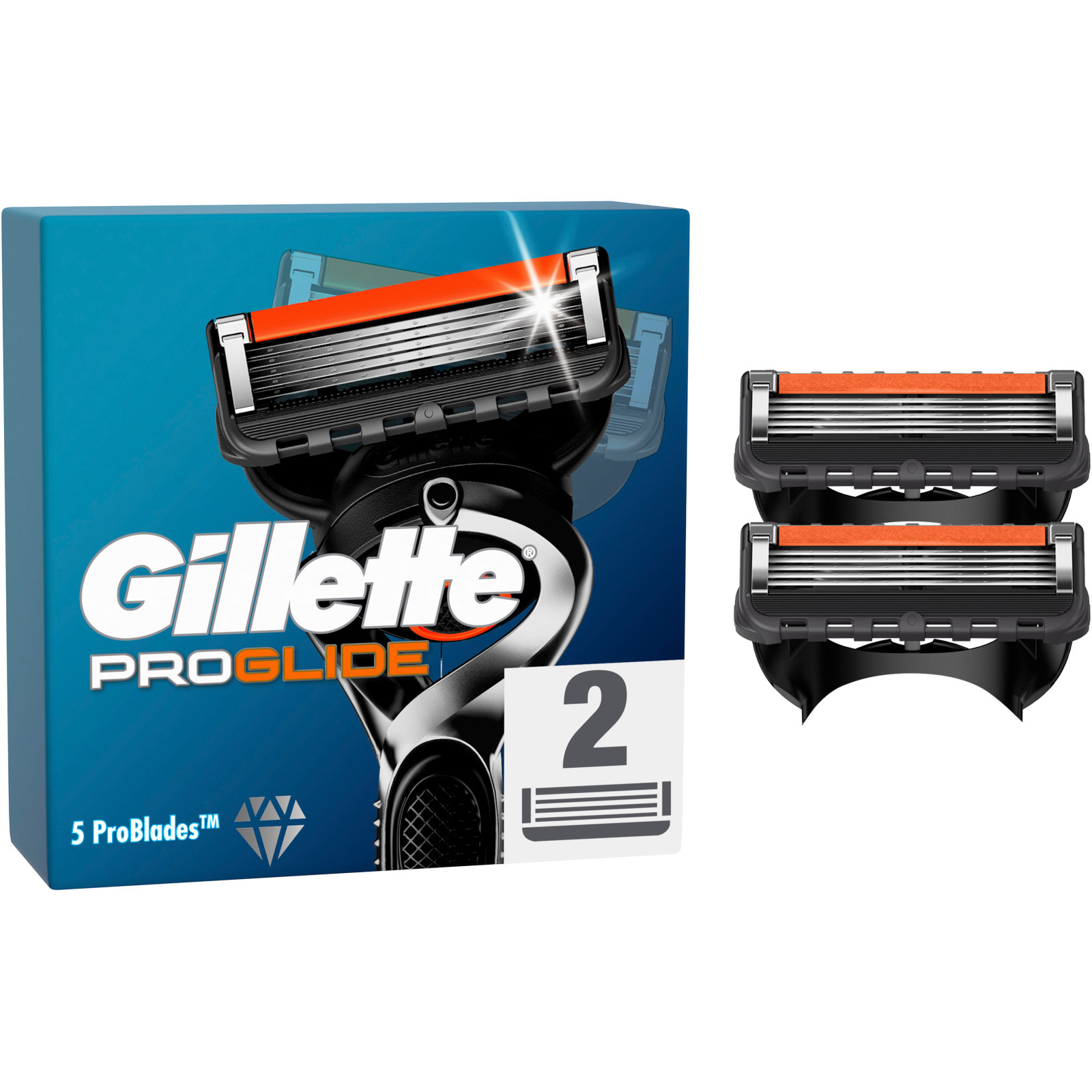 Сменные кассеты Gillette Fusion ProGlide 4 шт. (7702018085514)