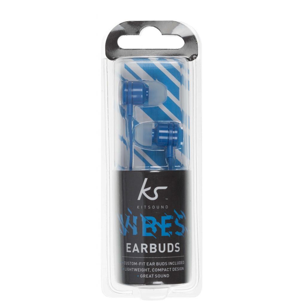 Наушники KitSound KS Vibes Earphones Blue (KSVIBBL) изображение 6
