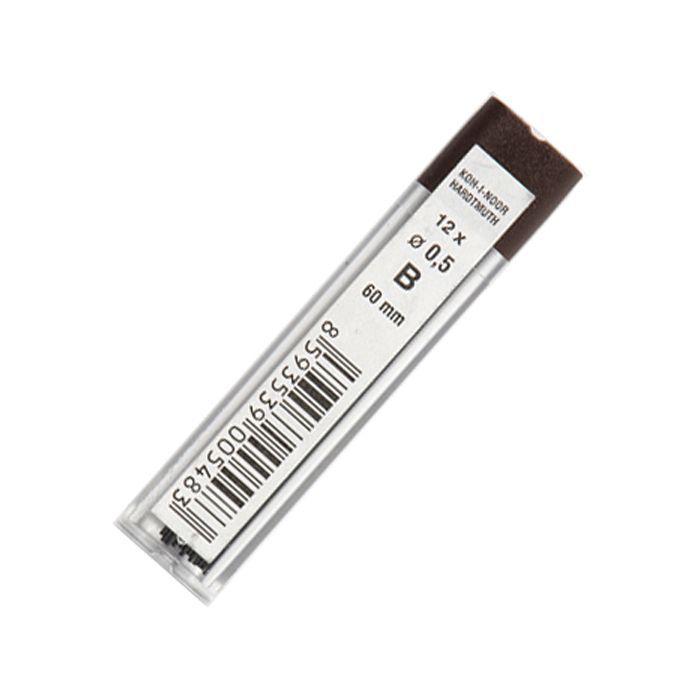 Грифель для механічного олівця Koh-i-Noor 4152.B, 0.5 мм, 12шт (415200B005PK)
