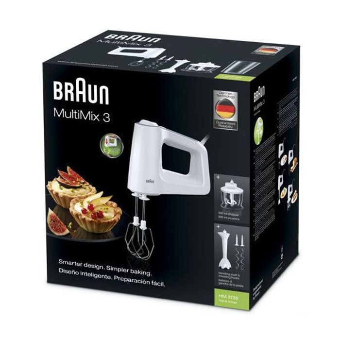 Миксер Braun HM 3135 WHITE (HM3135WHITE) изображение 3