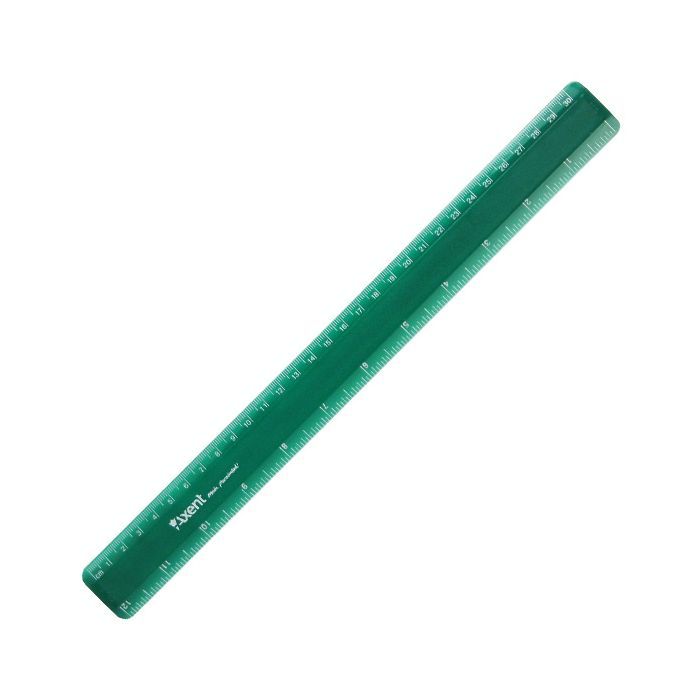 Лінійка Axent plastic, 30cm, matt, green (7530-05-А)
