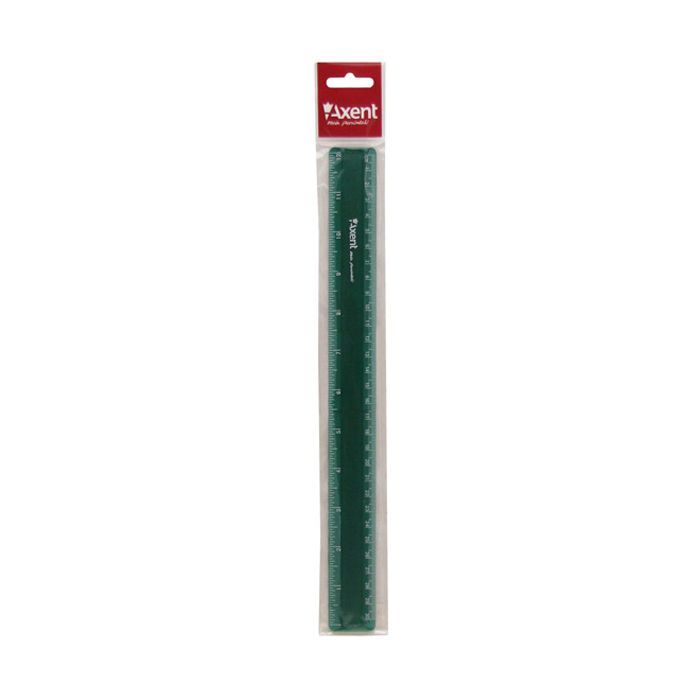 Лінійка Axent plastic, 30cm, matt, green (7530-05-А) зображення 2
