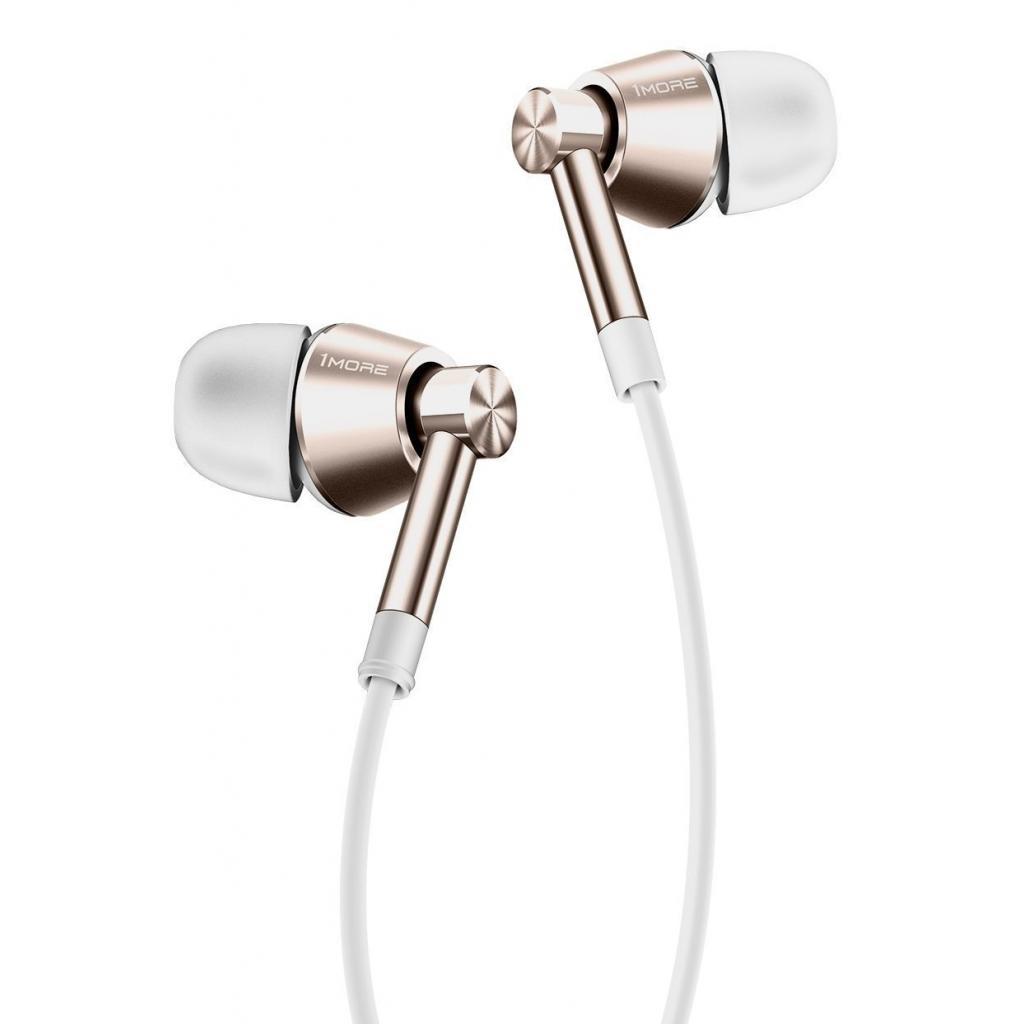 Наушники 1MORE Dual Driver In-Ear Headphones White/Gold (6933037210026) изображение 2