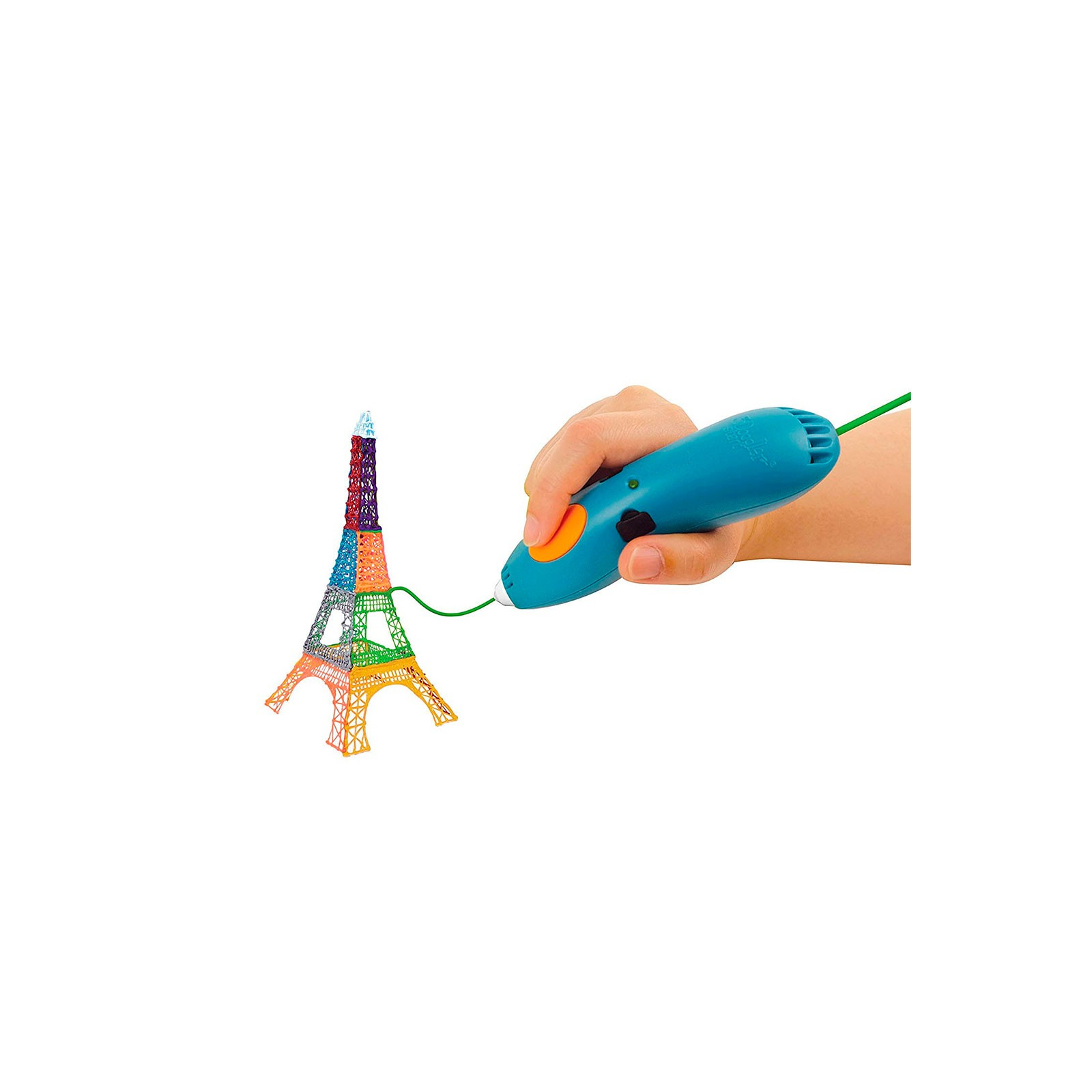 3D - ручка 3Doodler Start 3D-ручка Мегакреатив 192 стержня 8 шаблонов (3DS-MEGA-FES-E) изображение 3