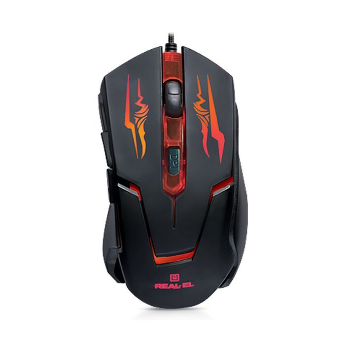 Мышка REAL-EL RM-520 Gaming, black