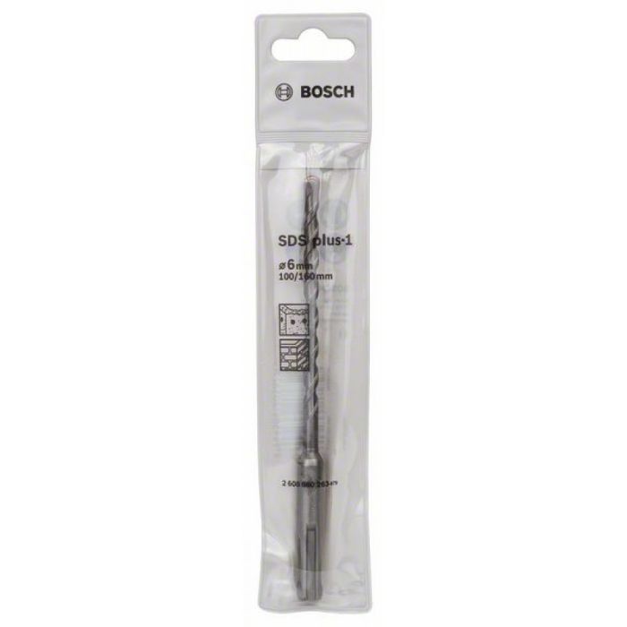 Бур Bosch SDS plus-1, 8x100x160 по бетону (2.608.680.270) зображення 2