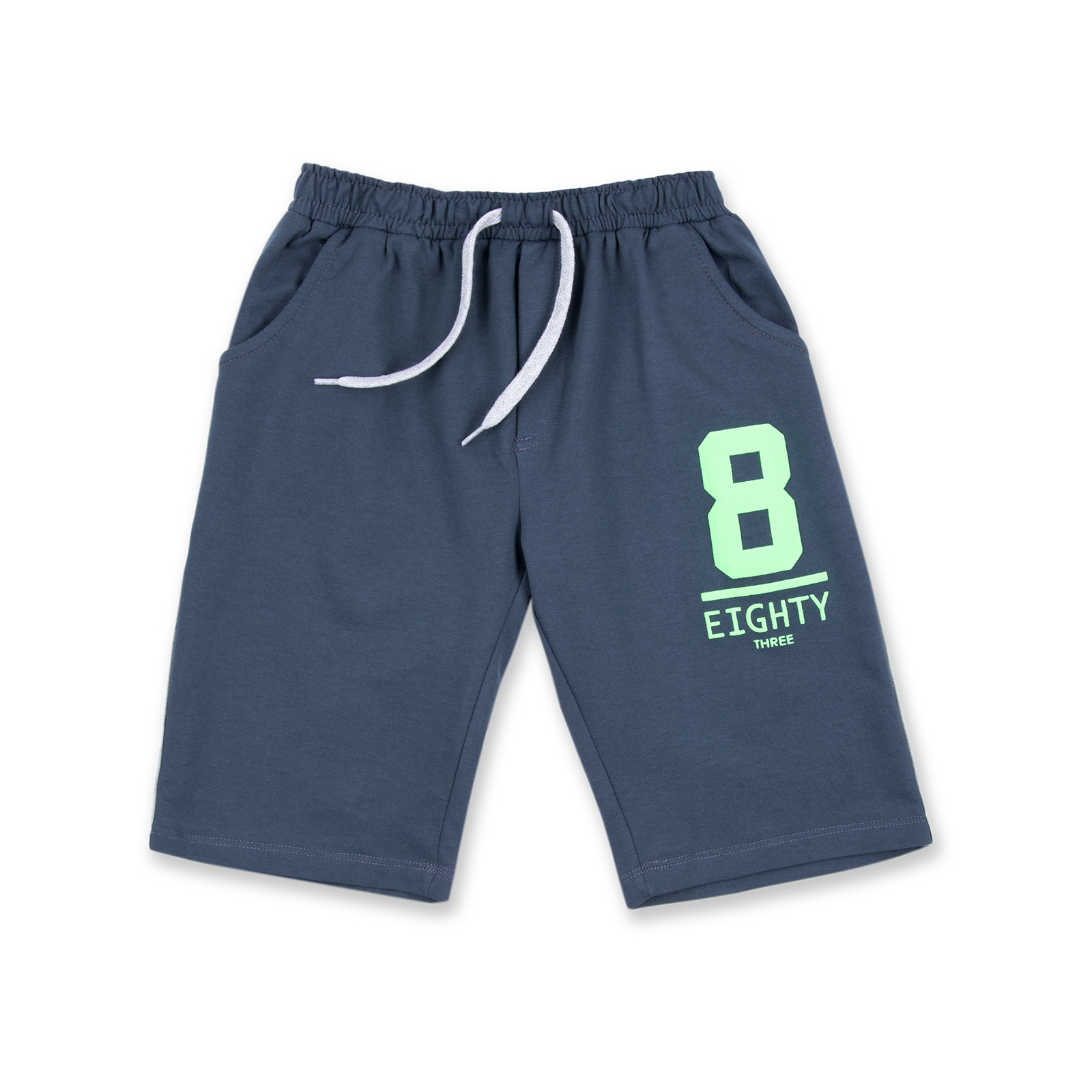 Футболка дитяча Breeze з шортами "Eighty" (8884-140B-gray) зображення 3