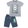 Футболка дитяча Breeze з шортами "Eighty" (8884-140B-gray)