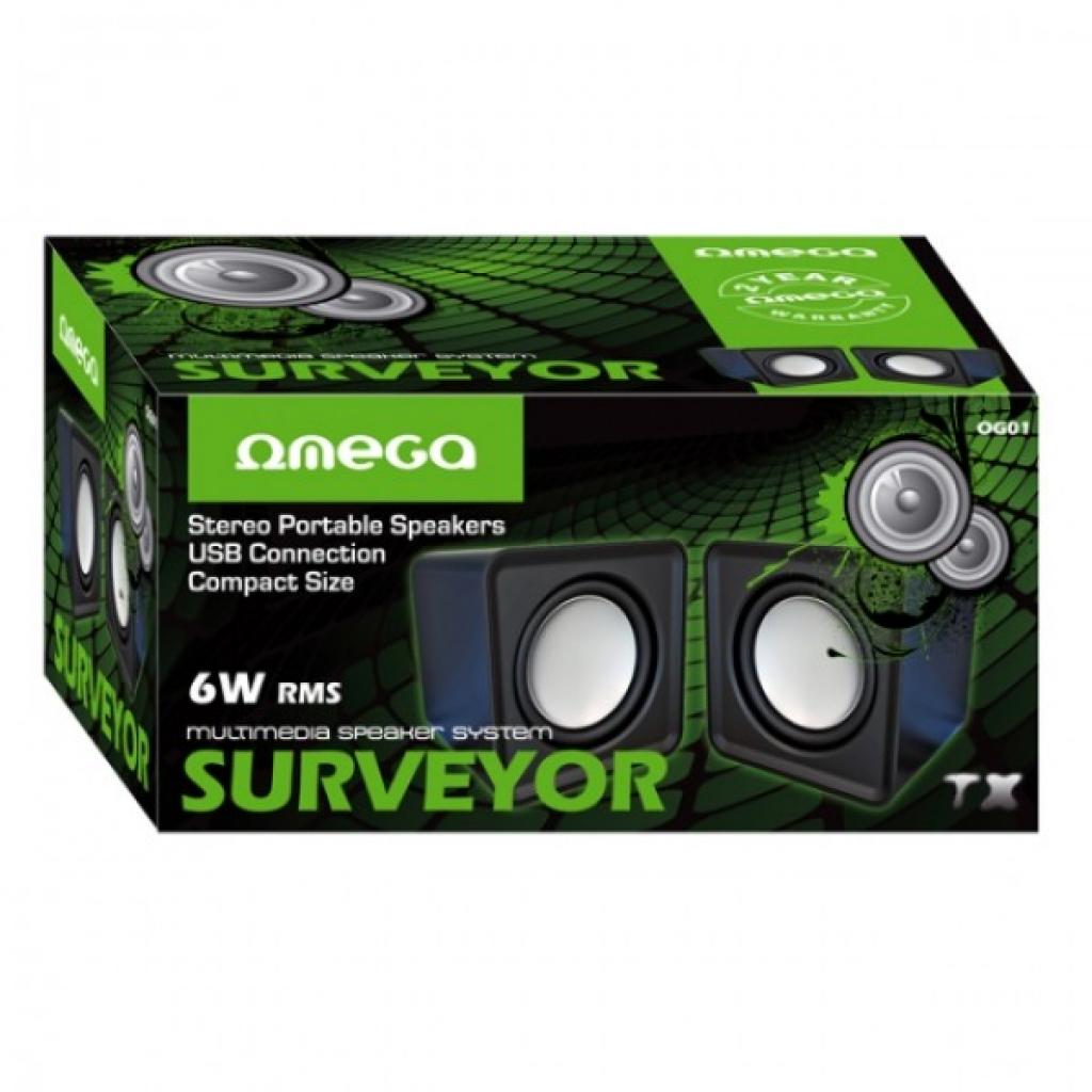Акустична система Omega OG-01 SURVEYOR 6W black USB (OG01) зображення 4