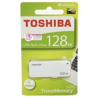 USB флеш накопитель Toshiba 128GB U203 White USB 2.0 (THN-U203W1280E4) изображение 3