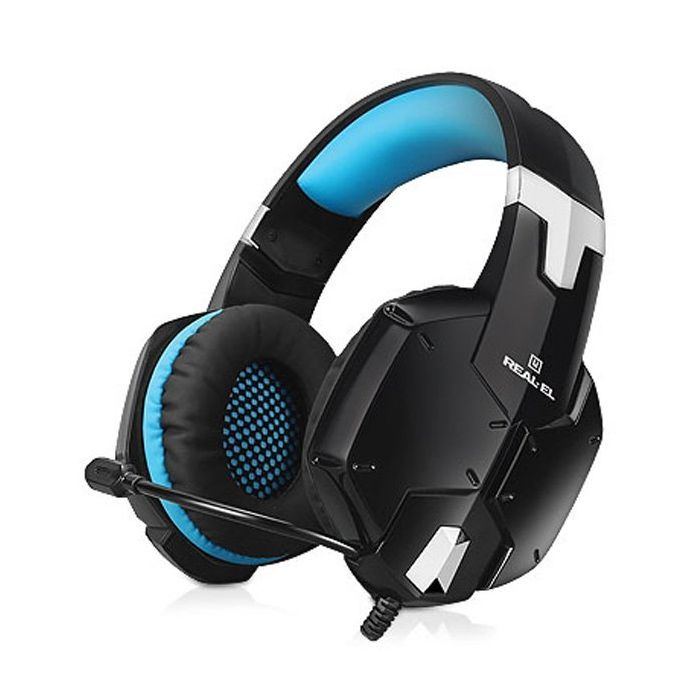 Наушники REAL-EL GDX-7500 black-blue