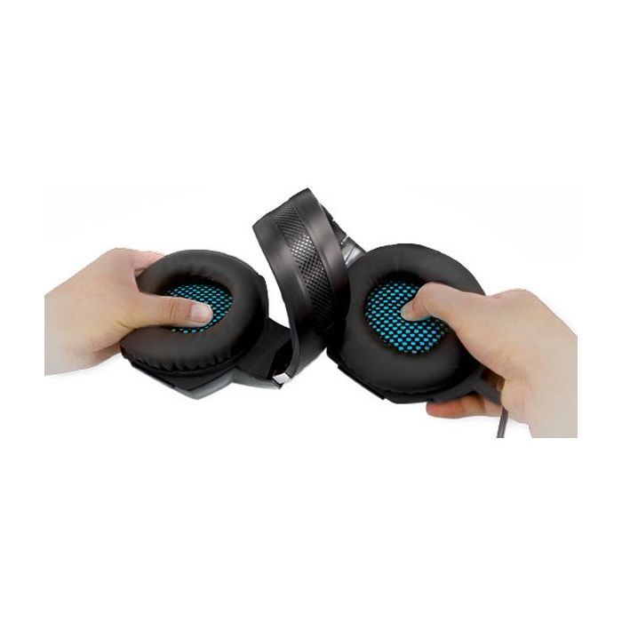Наушники REAL-EL GDX-7500 black-blue изображение 7
