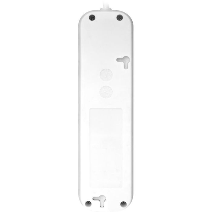 Сетевой удлинитель Defender S318 1.8 m 3 роз switch white (99233) изображение 3
