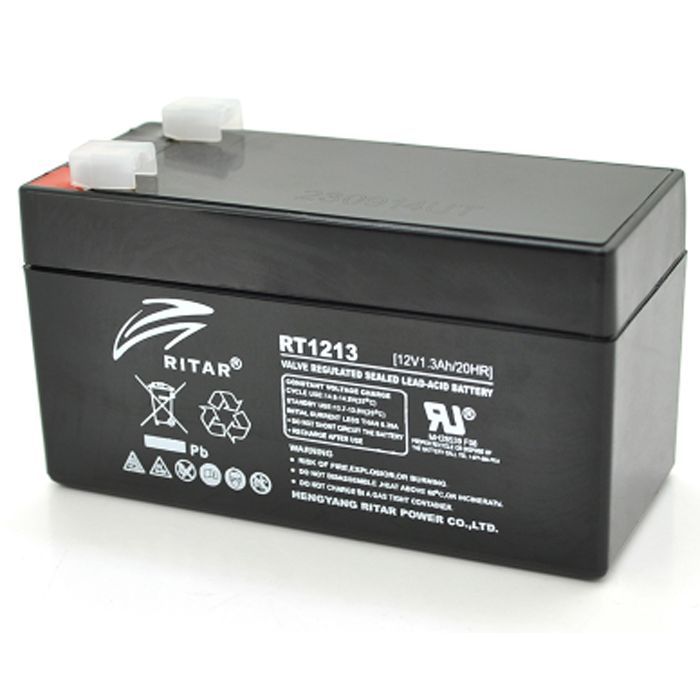 Батарея к ИБП Ritar AGM RT1213, 12V-1.3Ah (RT1213)