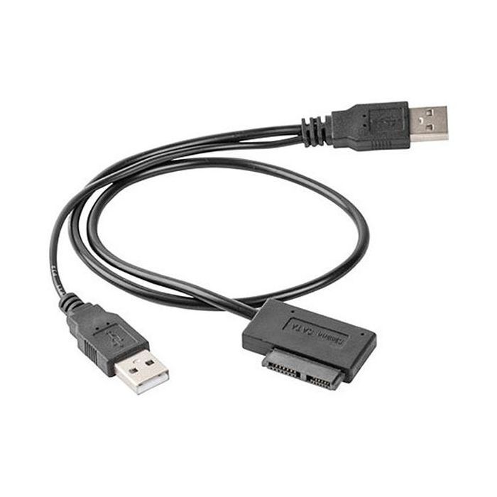 Переходник USB 2.0 to Slimline SATA 13 pin Cablexpert (A-USATA-01)