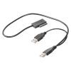 Переходник USB 2.0 to Slimline SATA 13 pin Cablexpert (A-USATA-01) изображение 2