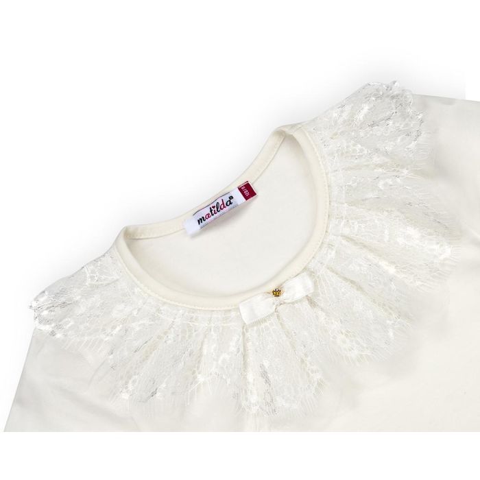 Кофта дитяча Matilda з мереживом (5603-2-164G-cream) зображення 3