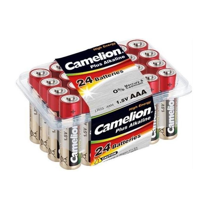 Батарейка Camelion AAA Plus Alkaline LR03 * 24 (LR03-PB24)