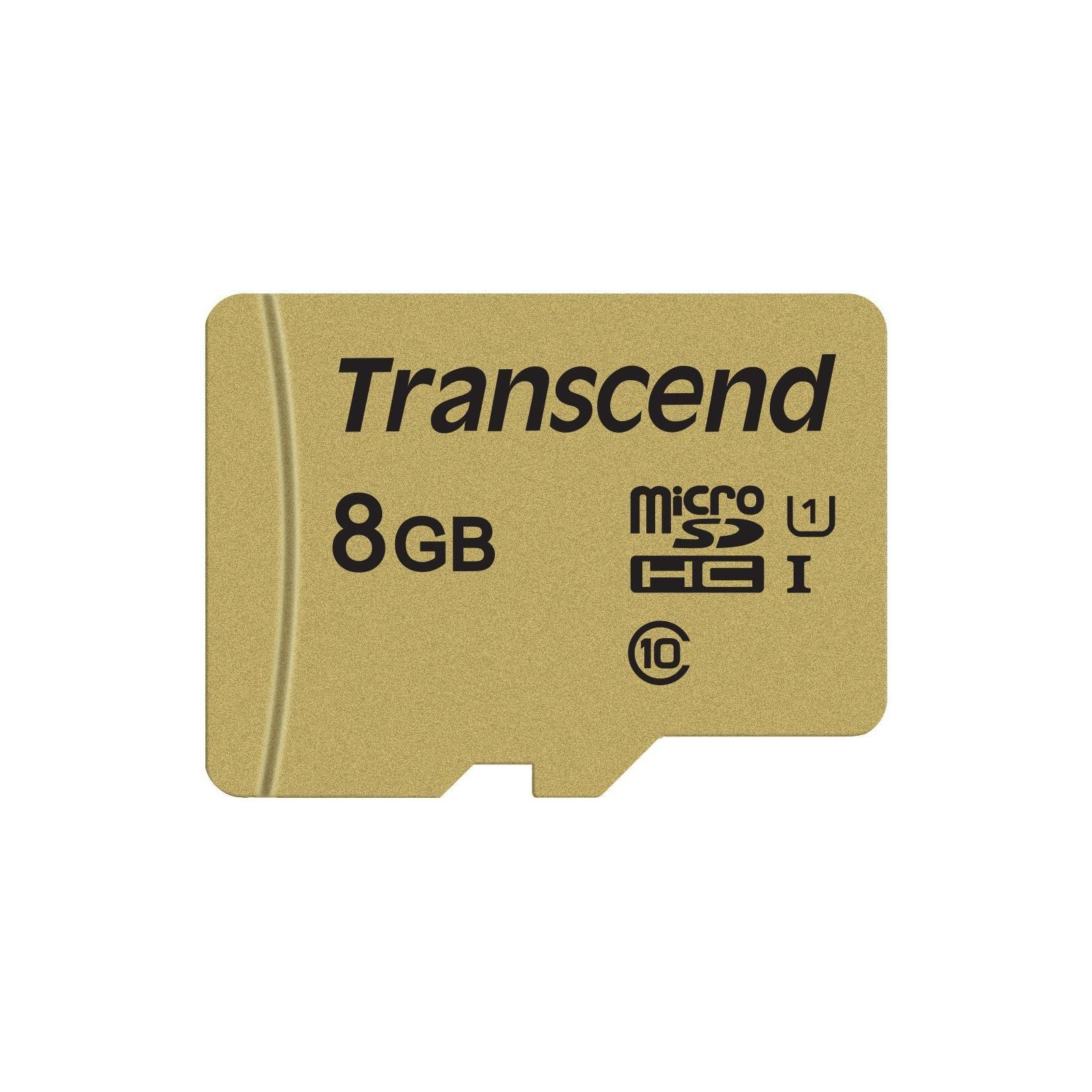 Карта пам'яті Transcend 8GB microSDHC class 10 UHS-I U1 (TS8GUSD500S)
