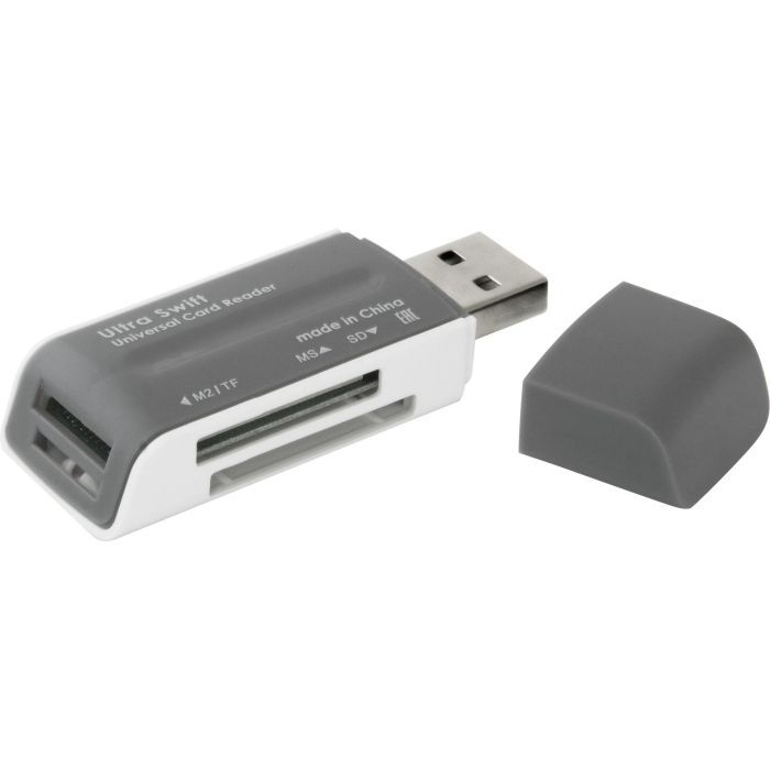 Считыватель флеш-карт Defender Ultra Swift USB 2.0 (83260) изображение 2