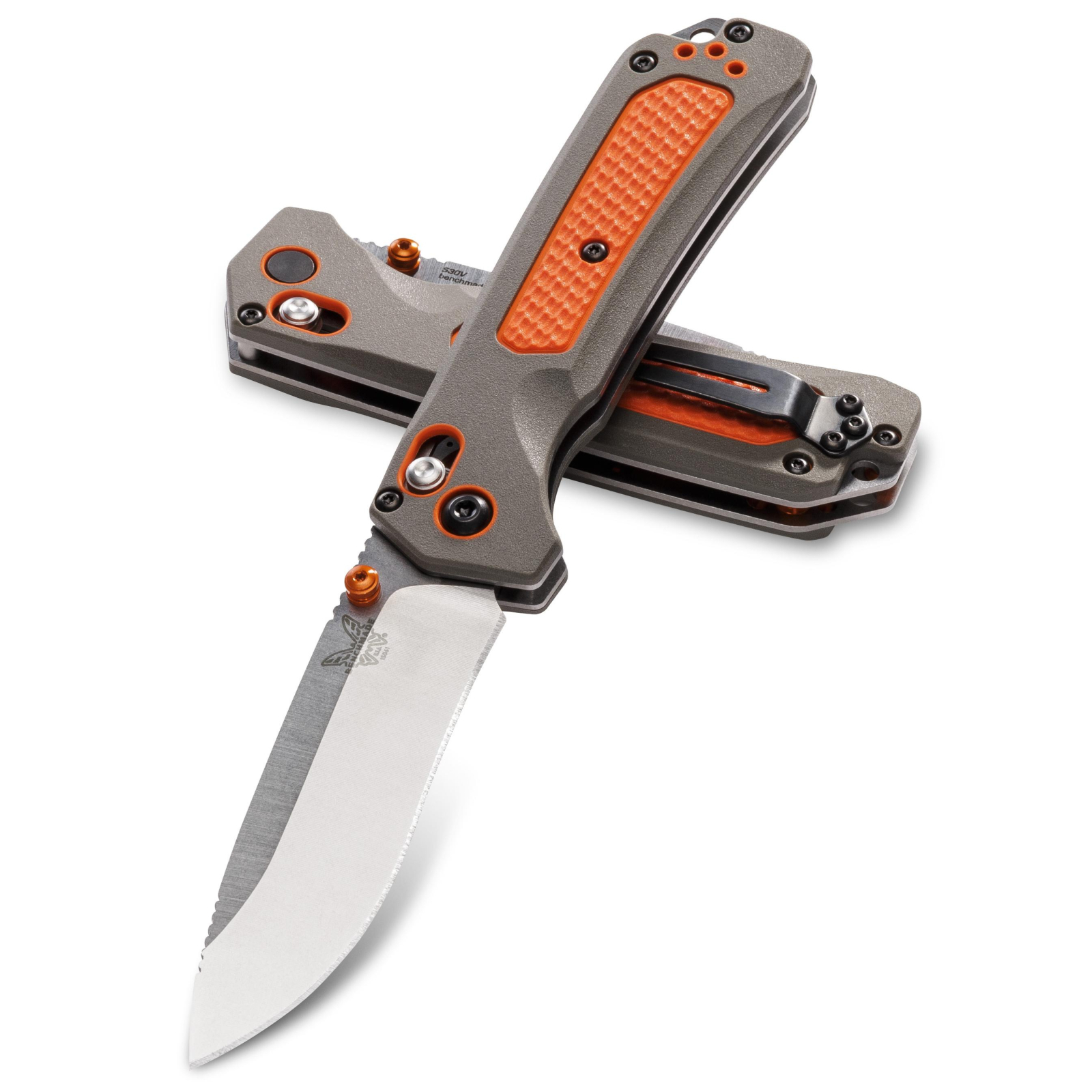Нож Benchmade "Grizzly Ridge" Orange/Grey (15061) изображение 2