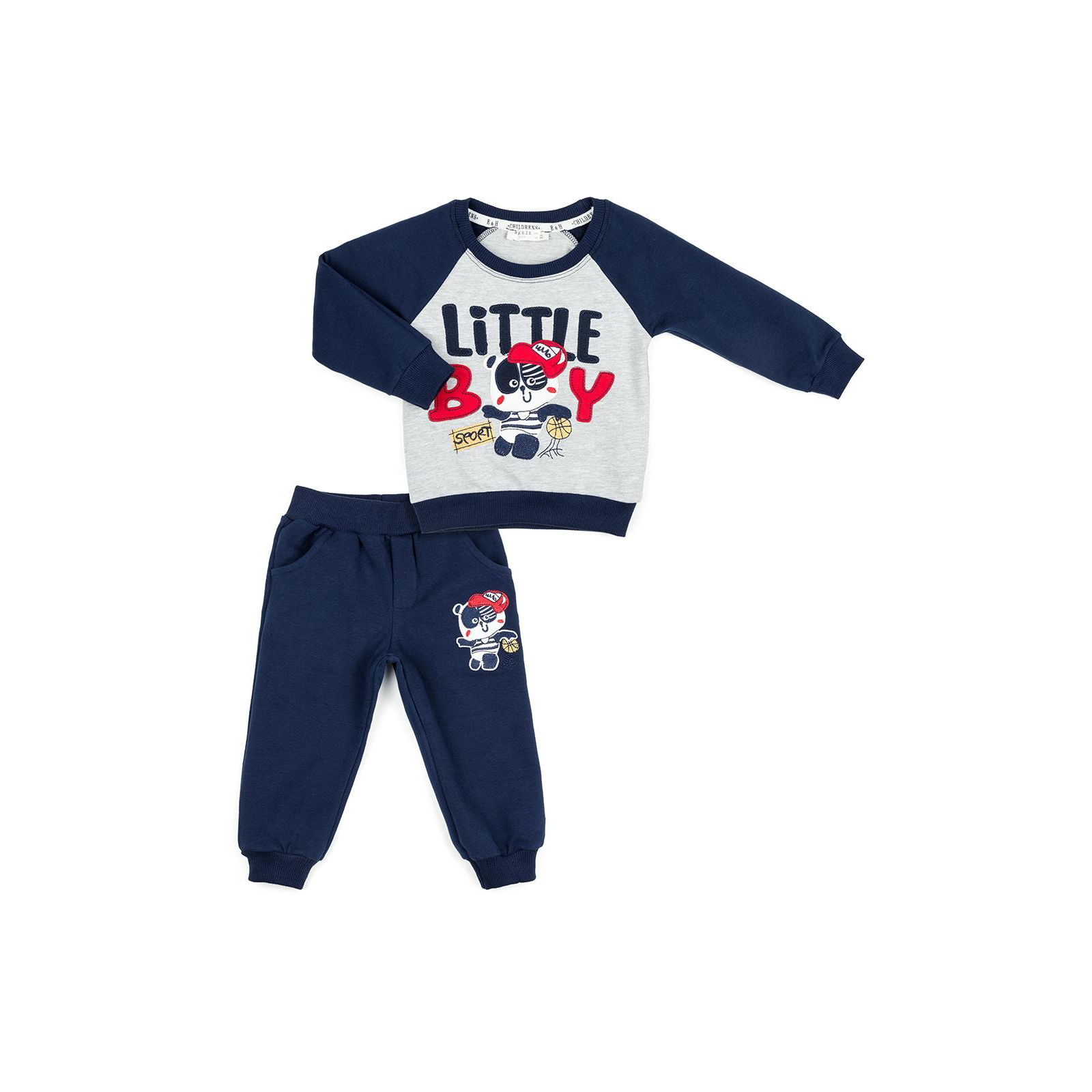 Набір дитячого одягу Breeze "LITTLE BOY" (11972-98B-gray)