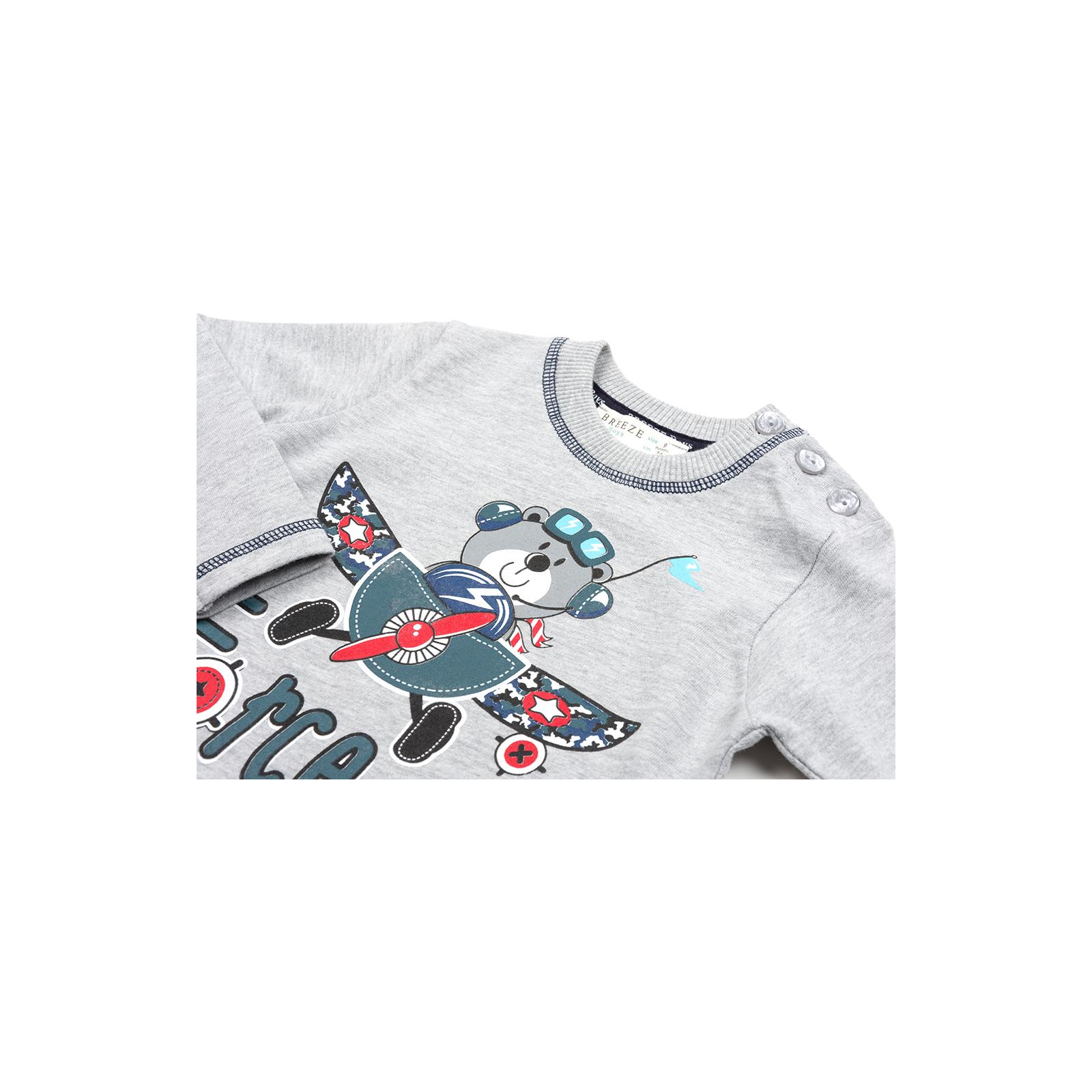 Набір дитячого одягу Breeze з ведмедиком (9479-74B-gray) зображення 3