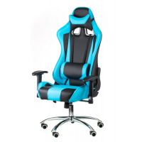 Кресло игровое Special4You ExtremeRace black/blue (E4763)