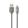 Дата кабель USB 2.0 Micro 5P to AM Cablexpert (CC-USB2S-AMmBM-1M-BG)
