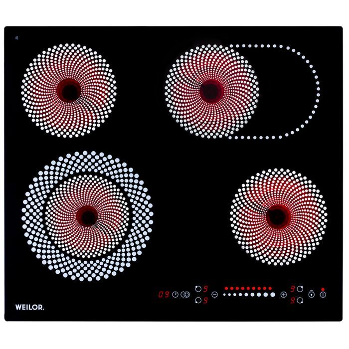 Варочна поверхня Weilor WHC 661 BLACK зображення 2