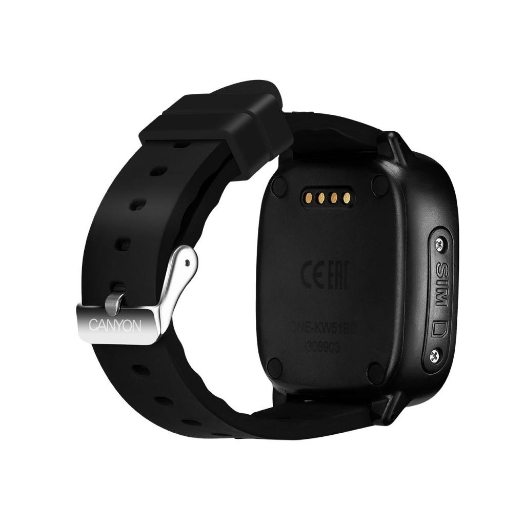 Смарт-годинник Canyon CNE-KW51BB Kids smartwatch GPS Black (CNE-KW51BB) зображення 3