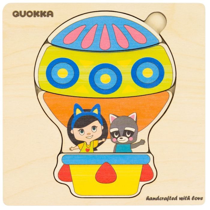 Развивающая игрушка Quokka Пазл-мозаика Воздушный шар (QUOKA013PM) изображение 2