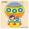 Развивающая игрушка Quokka Пазл-мозаика Воздушный шар (QUOKA013PM) изображение 2