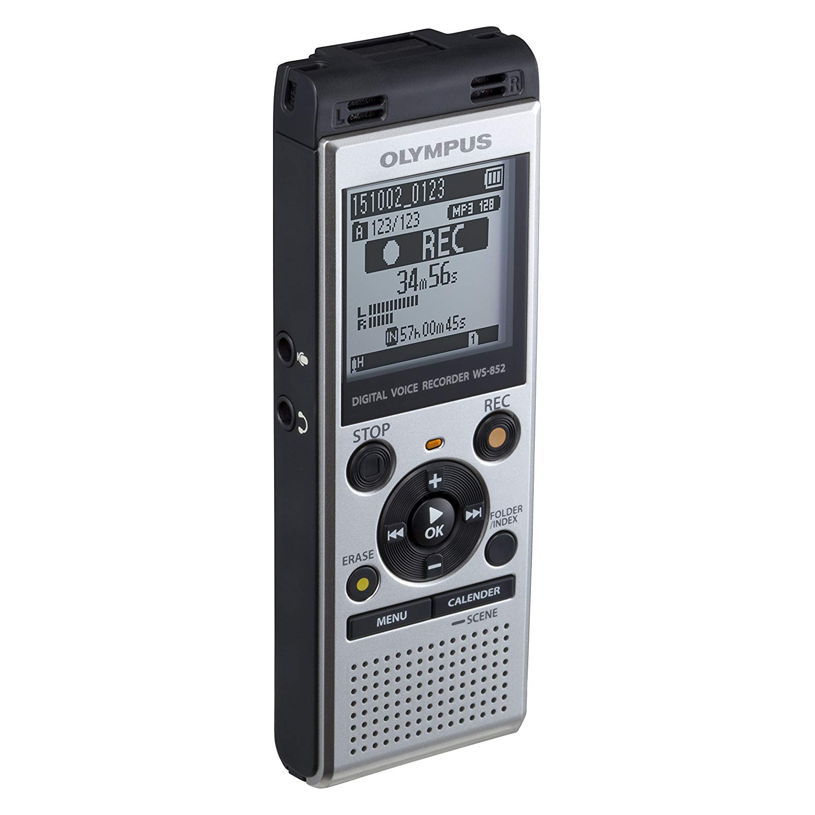 Цифровий диктофон Olympus WS-852+ME51 Stereo Microphone (V415121SE010) зображення 2
