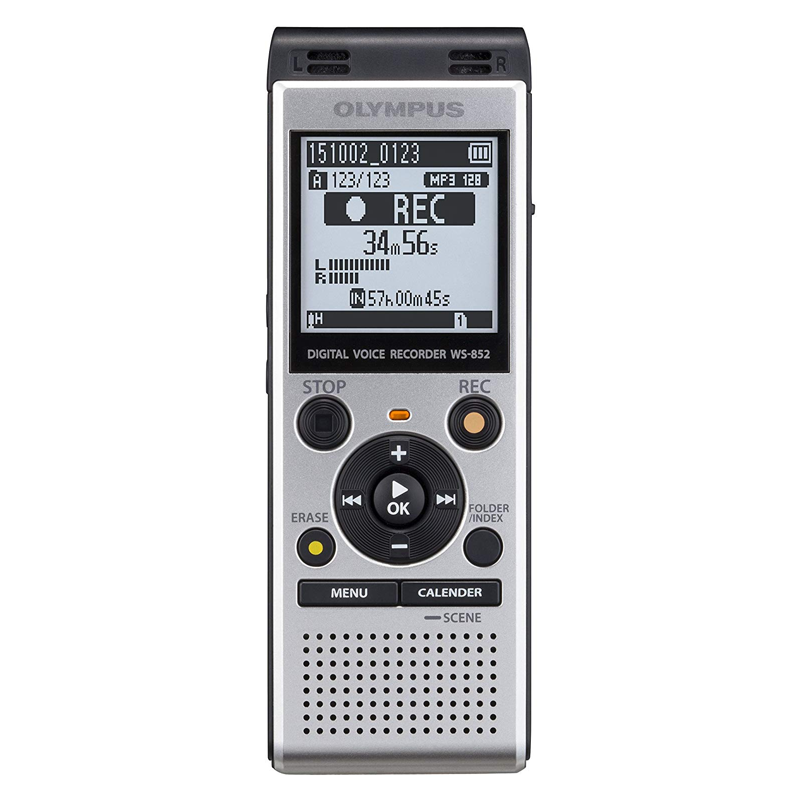 Цифровий диктофон Olympus WS-852+ME51 Stereo Microphone (V415121SE010) зображення 3