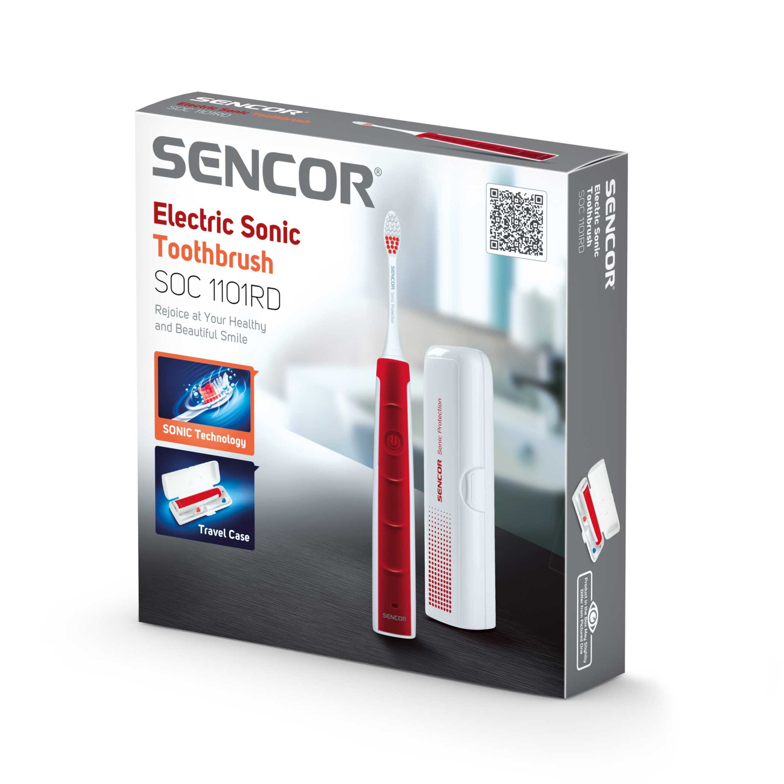Электрическая зубная щетка Sencor SOC1101RD изображение 12