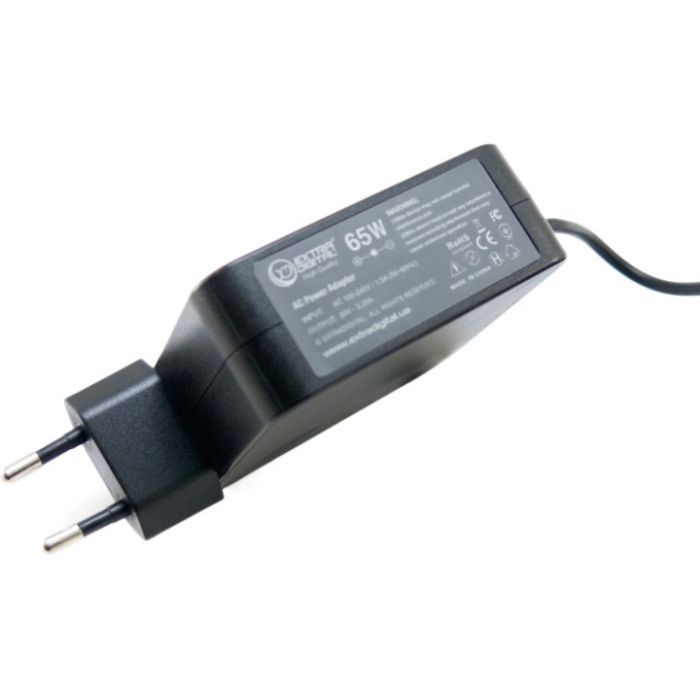 Блок питания к ноутбуку Extradigital Lenovo 20V, 3.25A, 65W (5.5x2.5) High Quality (PSL3855) изображение 2