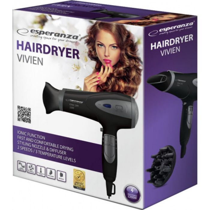 Фен Esperanza EBH005K зображення 5