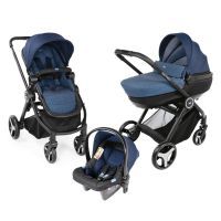 Коляска Chicco 3 в 1 Trio Best Friend+ Comfort Синяя (79420.79)