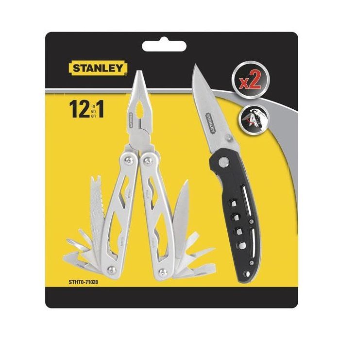 Мультитул Stanley 12 в 1 + складной нож (STHT0-71028)