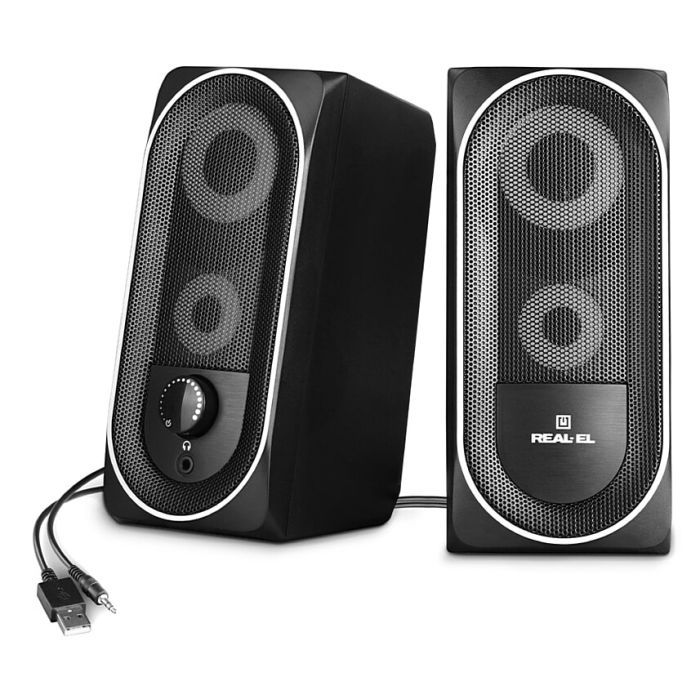 Акустична система REAL-EL S-110 USB Black зображення 5