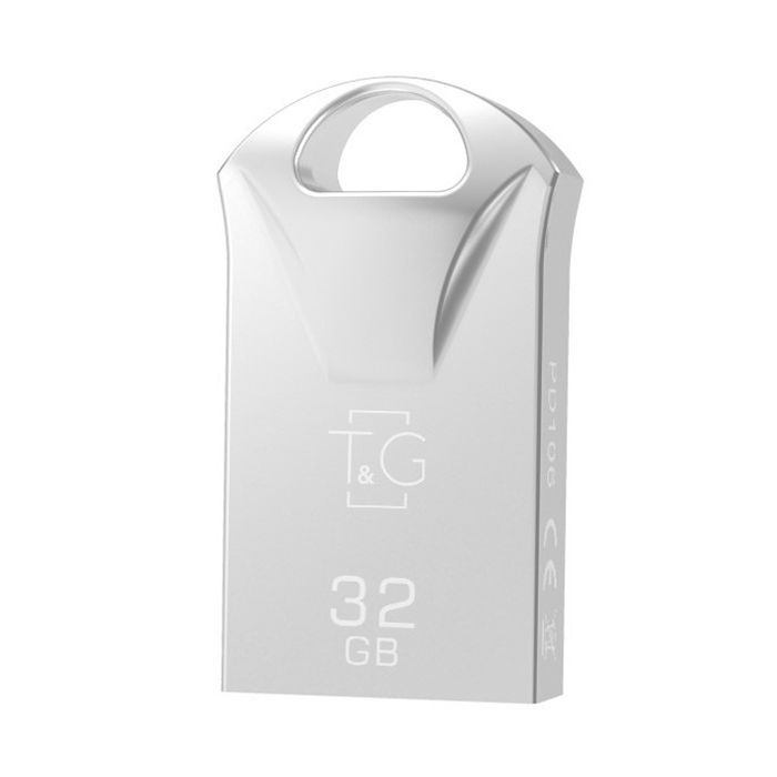 USB флеш накопитель T&G 64GB 106 Metal Series Silver USB 2.0 (TG106-64G)