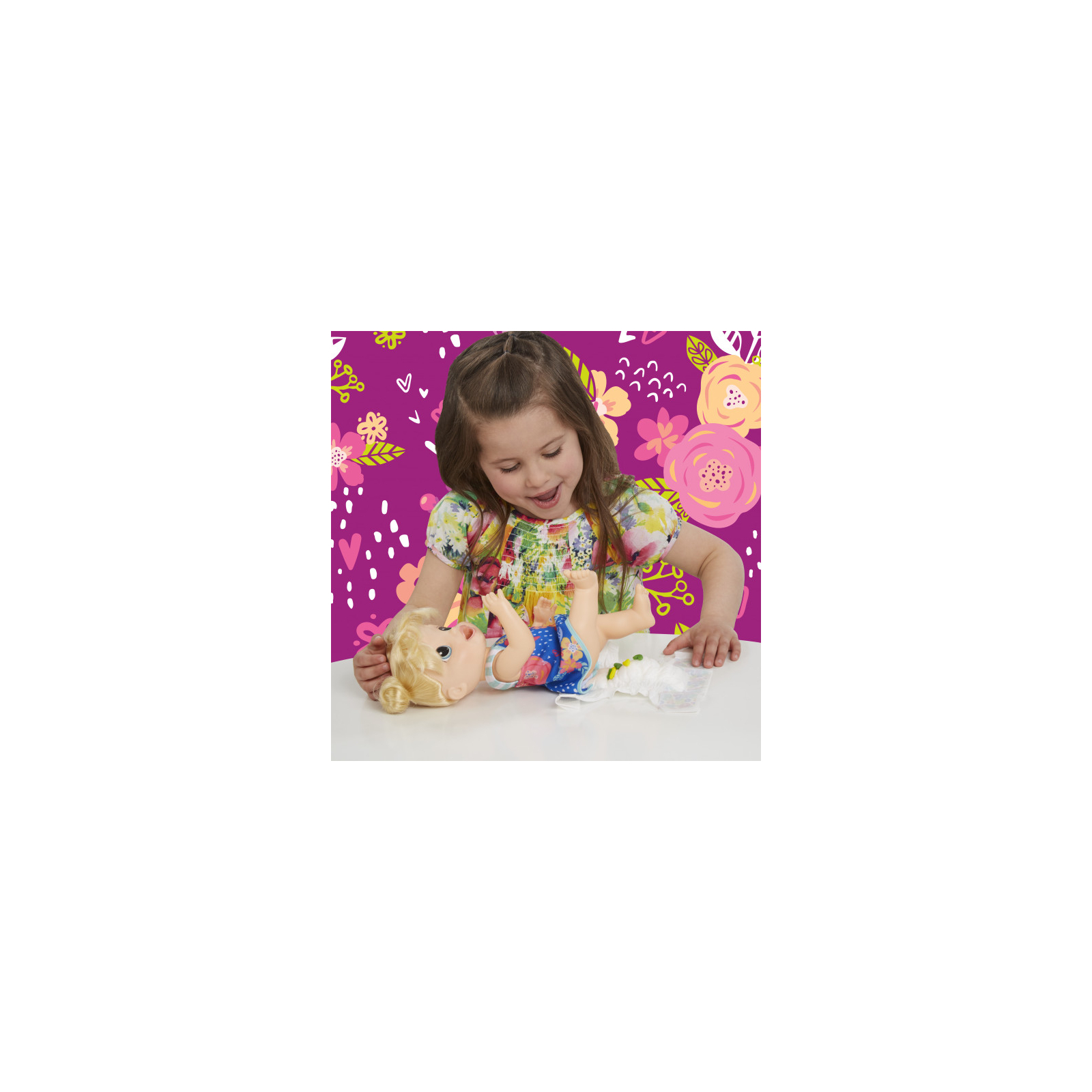 Лялька Hasbro Baby Alive Малятко та макарони (E3694) зображення 4